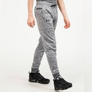 Boys UNDER ARMOUR ColdGear Gray YLG Joggers Athletic Pants Youth Large
